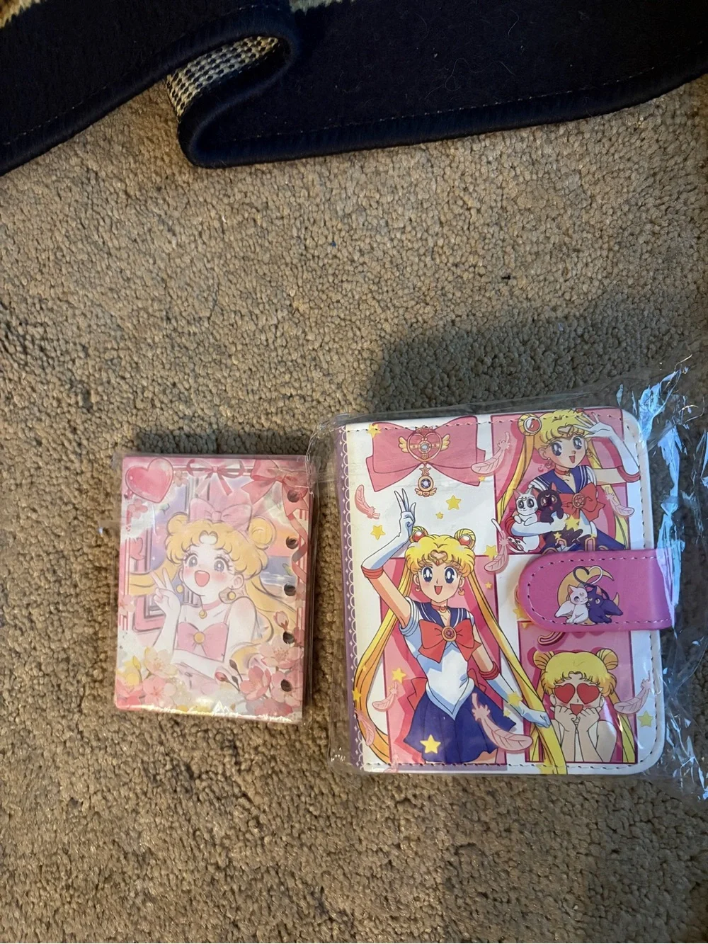Sailor moon binder and binder paper 5 inch x5 inch